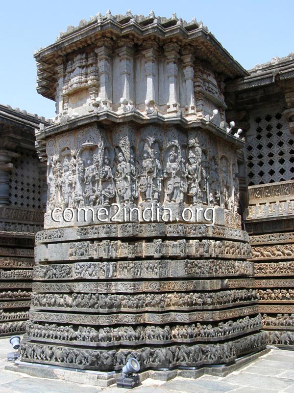 A section of Hoysala Temple - Chennakeshava temple in Belur