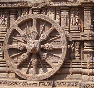 Chariot Wheel in Konark Sun Temple