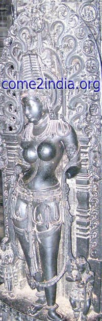 exceptionally detailed figure of Mohini - Poetry in Stone