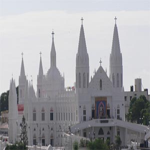 Shrine of Our Lady of Velankanni during the day