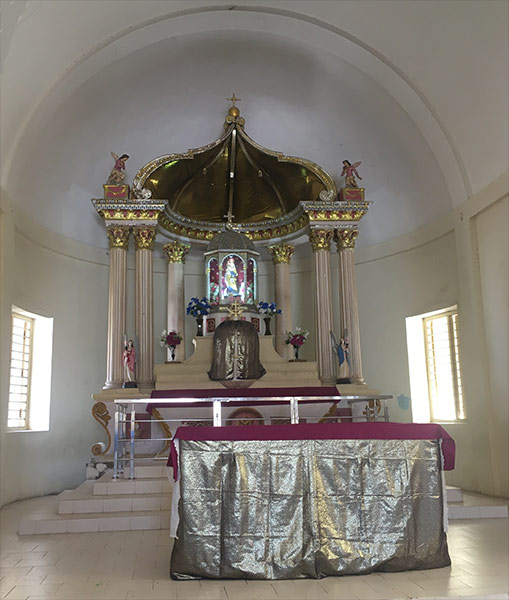 Our Lady of Mount Carmel altar