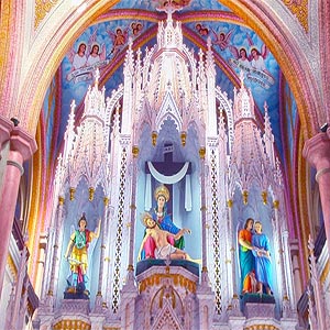 Alter of the Basilica of Our Lady of Dolours in Thrissur