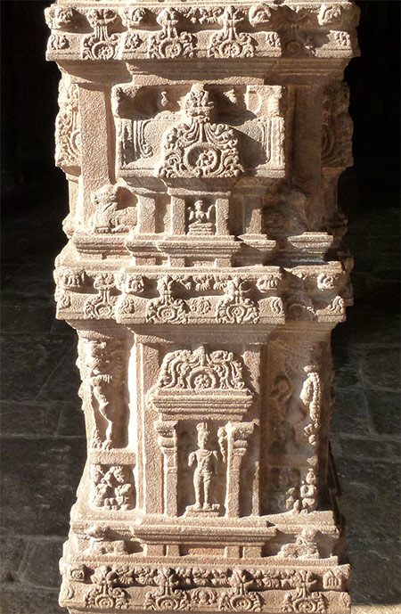 Closeup of the magnificent pillar