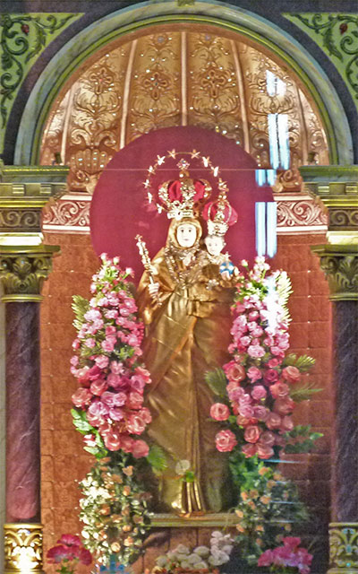 Lady of Our Health altar