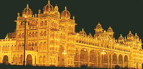 Mysore Palace -Day and Night